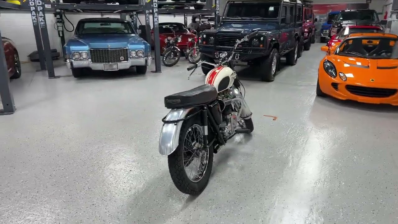 1966 Triumph T120TT Bonneville TT Special Walk Around and Cold Start