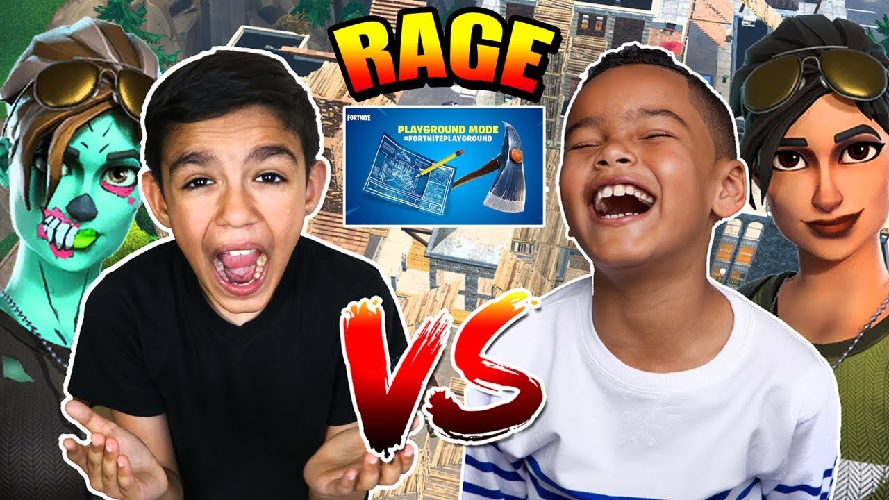 Fan Trash Talks And Makes Little Brother Rage Quit Over Fortnite 1v1!