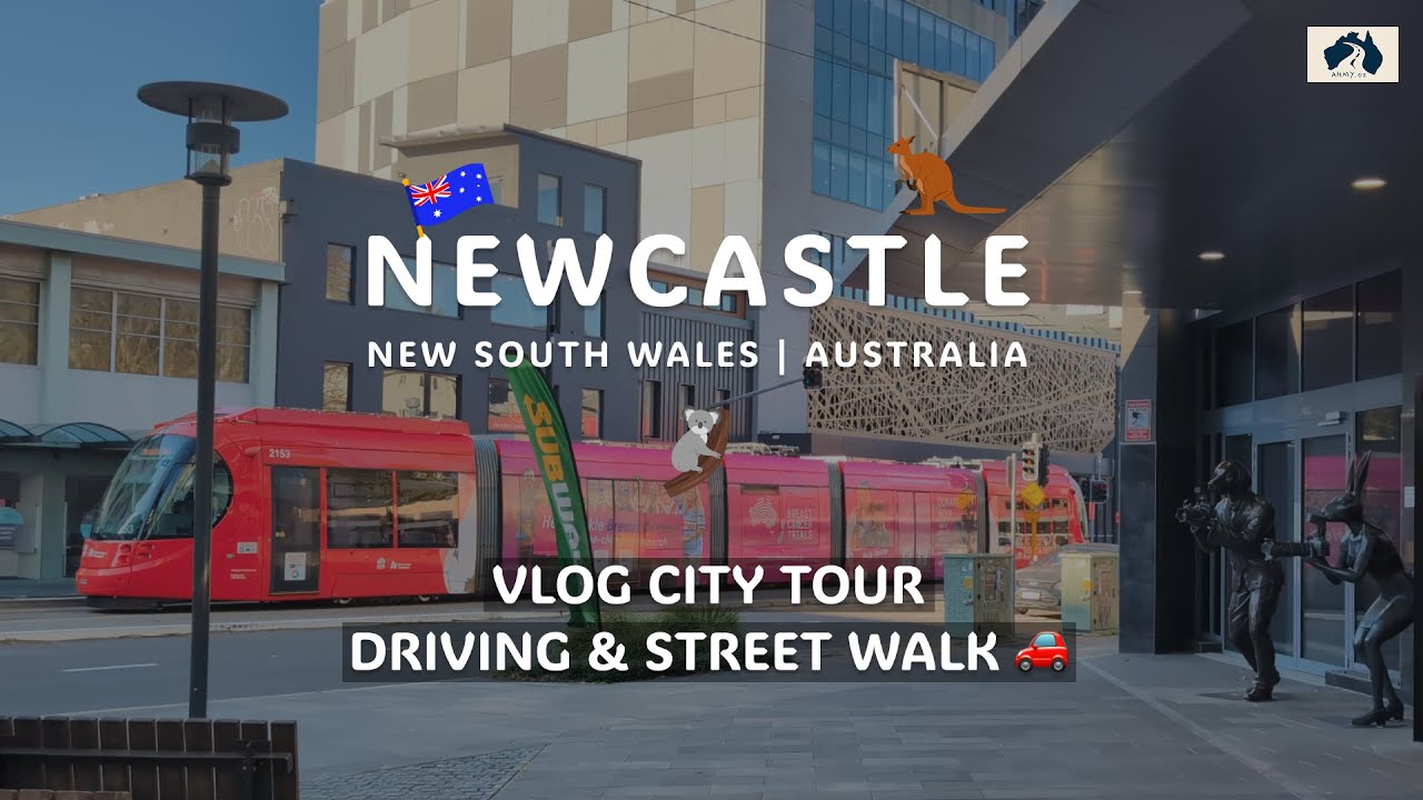 Newcastle NSW Australia 🇦🇺 | Vlog City Tour Driving & Street Walk 🚗