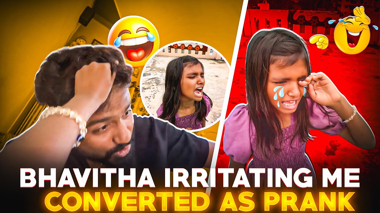 Bhavitha cried😭🙆😂| Irritating gone wrong | Mr Sudeep #vlog #prankvlog #irritating