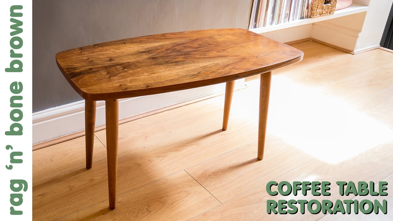 Restoring A Mid Century Modern Style Coffee Table