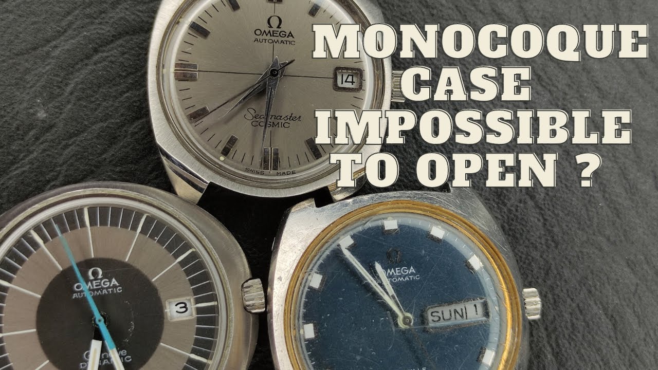 PRO TIP, how to open a monocoque case without any special tools vintage watches omega rolex etc