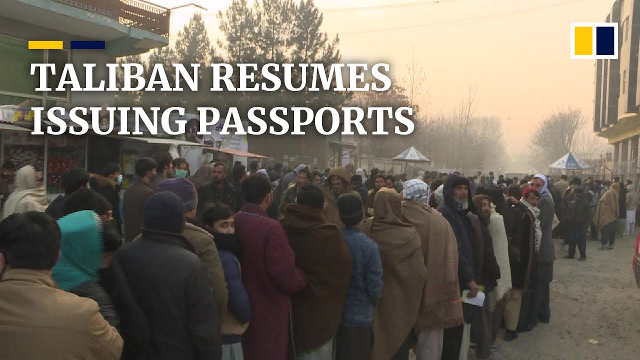 Taliban restarts issuing passports as Afghanistan’s humanitarian crisis grows