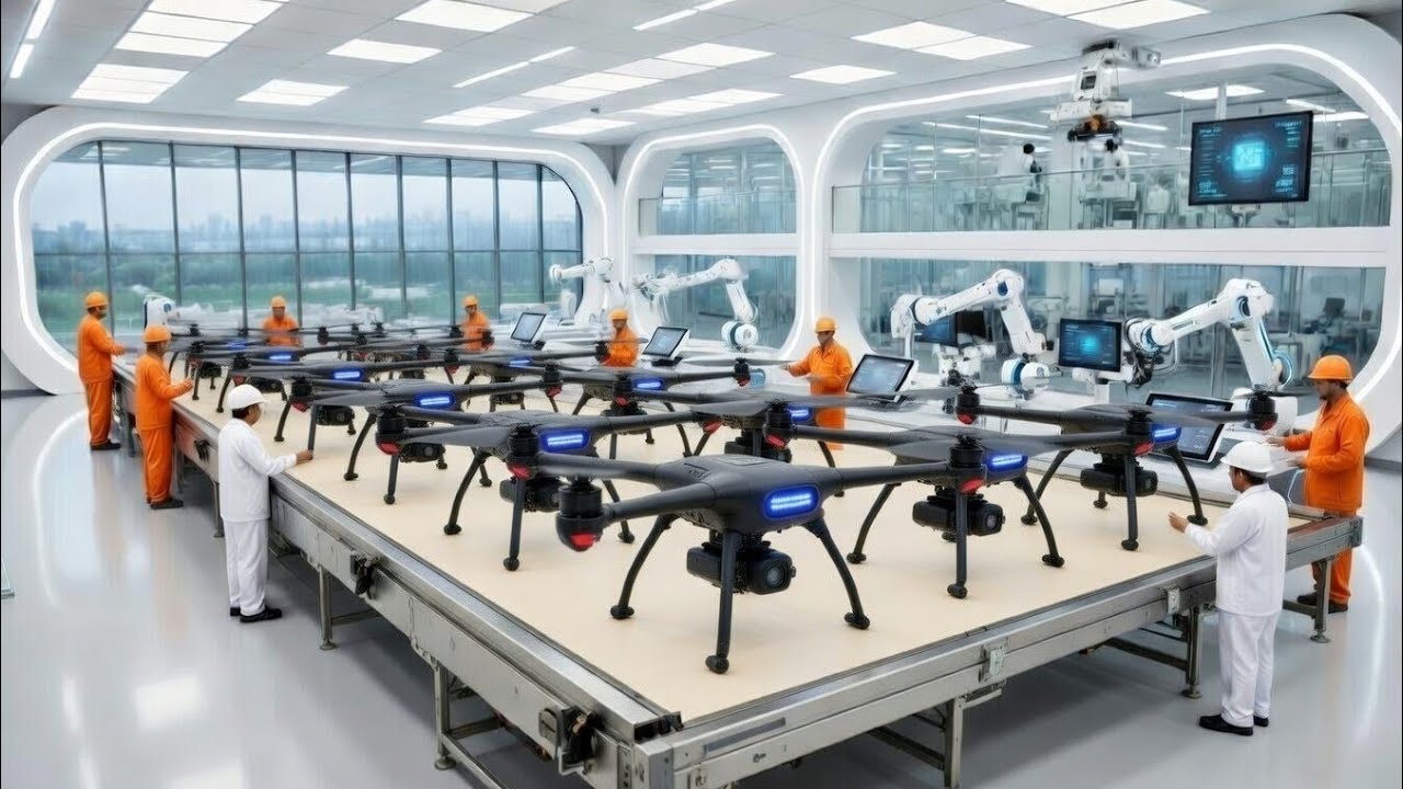 Inside a Modern Drone Factory | How Camera Drones Are Built
