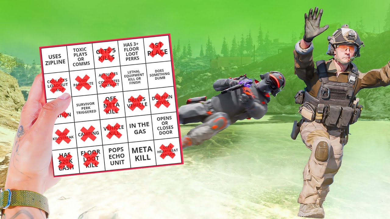 This ENDGAME Was TENSE in WARZONE BINGO