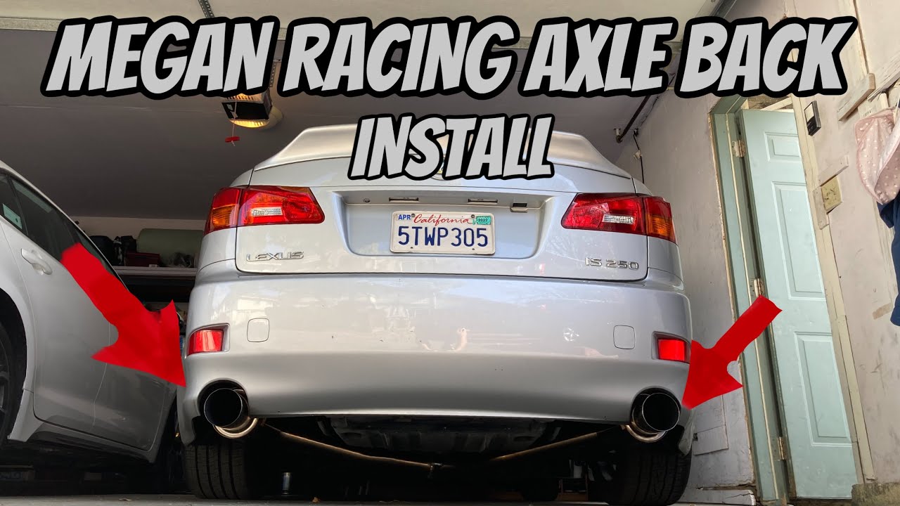 Установка задней оси MEGAN RACING на Lexus IS250 2006 года