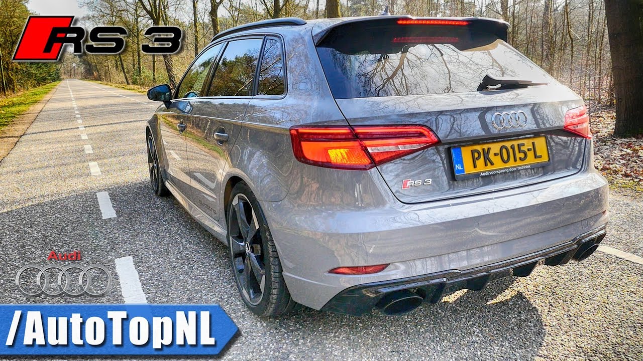 Audi RS3 2018 | LOUD! Exhaust SOUND & REVS | 291km/h ONBOARD by AutoTopNL