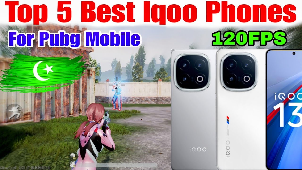Top 5 Best Iqoo phones for pubg 🔥 | Best Iqoo Gaming phones for pubg mobile/bgmi 2025 in Pakistan.