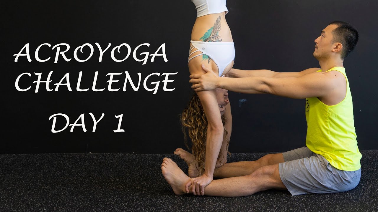 Acro Yoga Jedi Box Handstand Tutorial (Acroyoga Challenge Day 1)