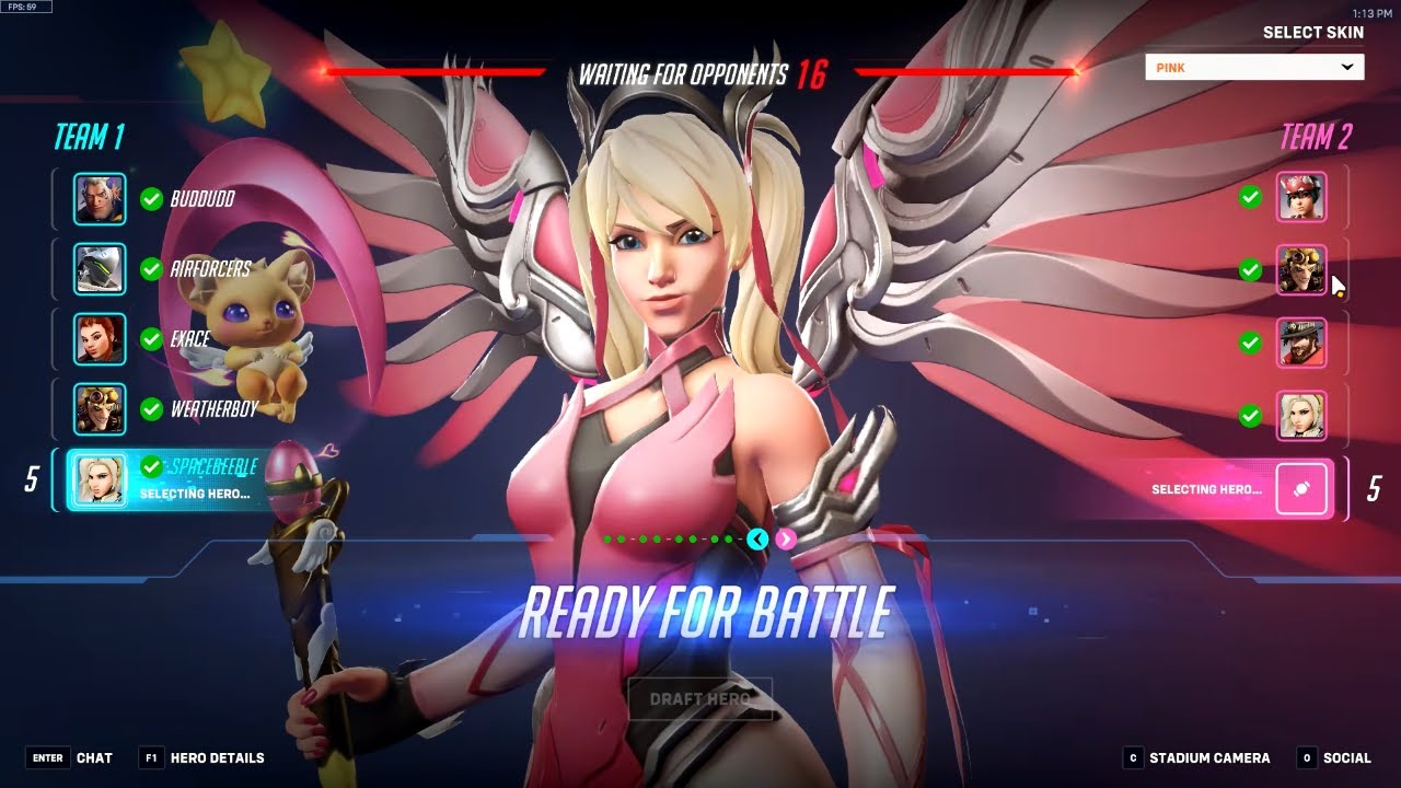 Overwatch 2 - Mercy Stadium Gameplay (No Commentary)