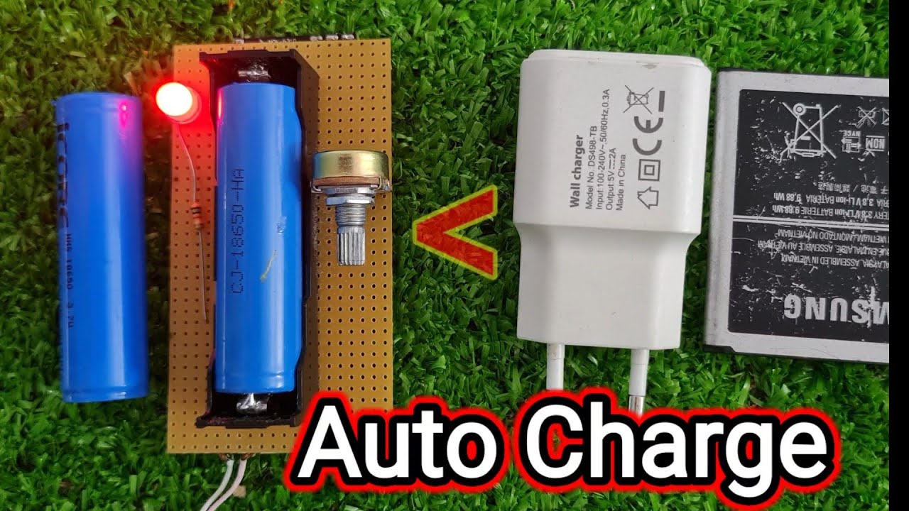 Изобретение зарядного устройства 18650 Auto Charge Volt Self Shut Off #charge