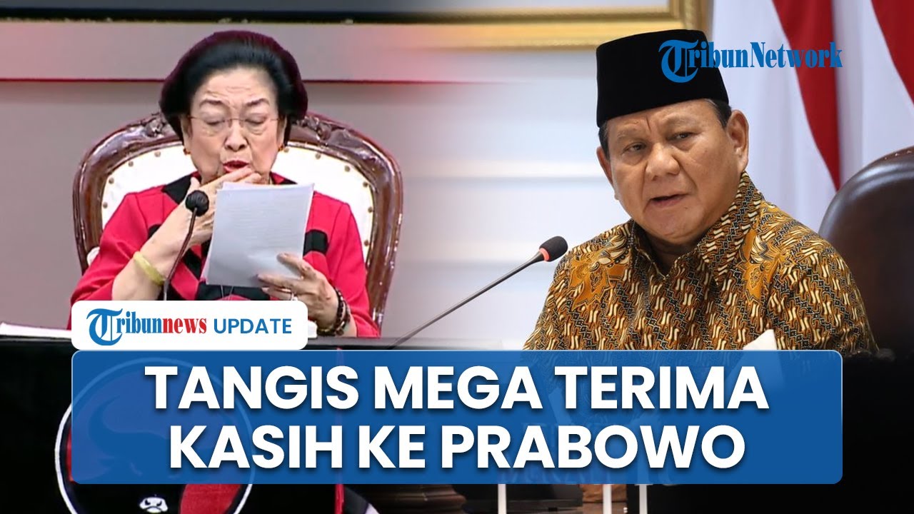 Tangis Megawati, Terima Kasih ke Presiden Prabowo seusai Respons Pemulihan Nama Baik Bung Karno