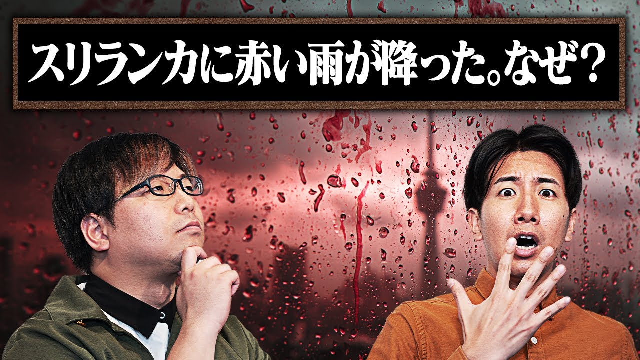 真っ赤な雨が降った理由とは……