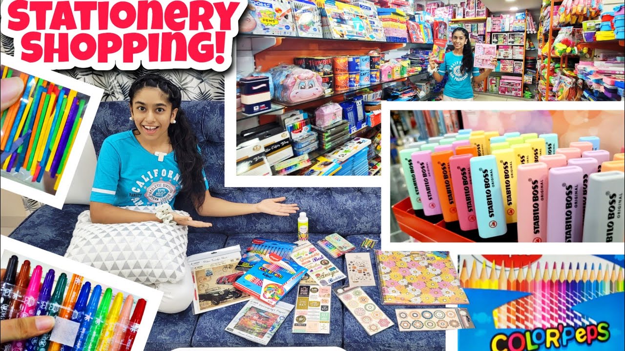 Stationery Shopping!!! 🖍👝🛍 | Riya's Amazing World