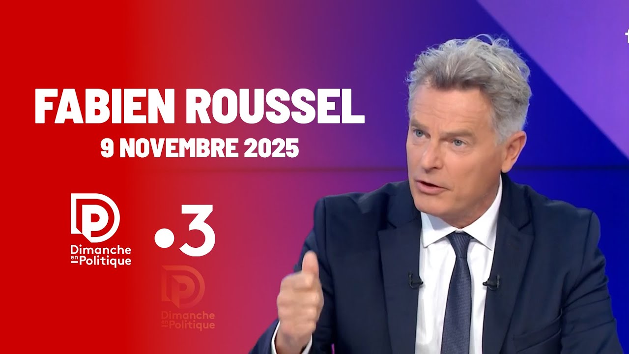 Fabien Roussel dans Dimanche en politique (France 3) | 9 novembre 2025
