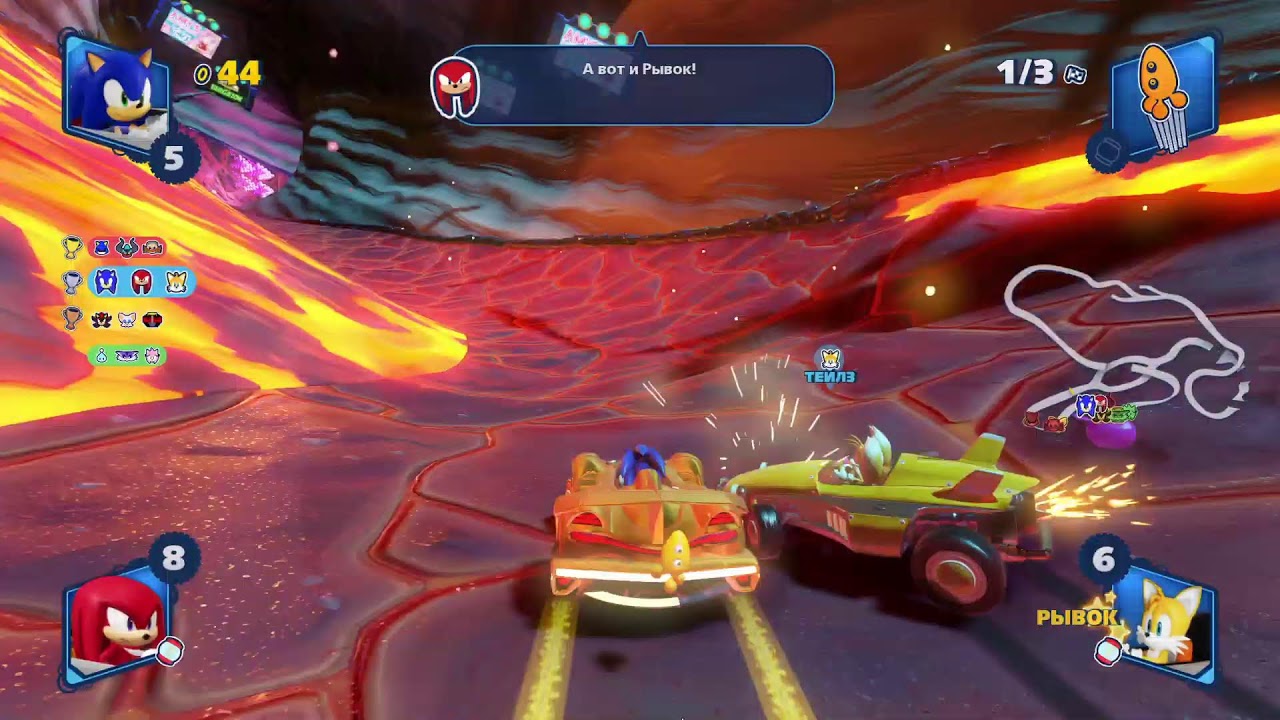 Прохождение игры Team Sonic Racing Часть 3