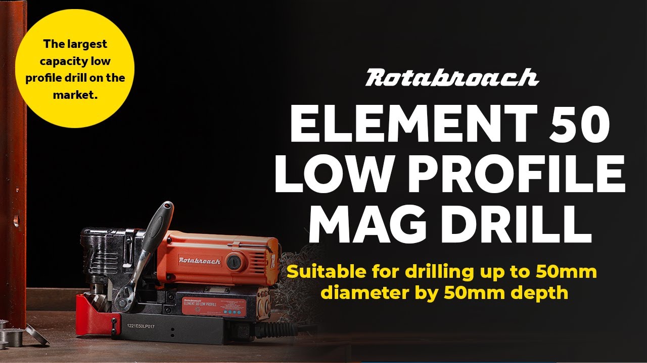 Element 50 Low Profile Mag Drill - Rotabroach