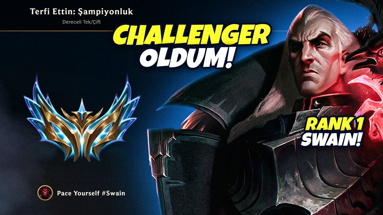🔥 YENİ SEZONDA 1 HAFTADA CHALLENGER OLDUM! | DÜNYA SWAİN 1. Sİ ORTA KORİDOR! 🔥 | Pace LoL