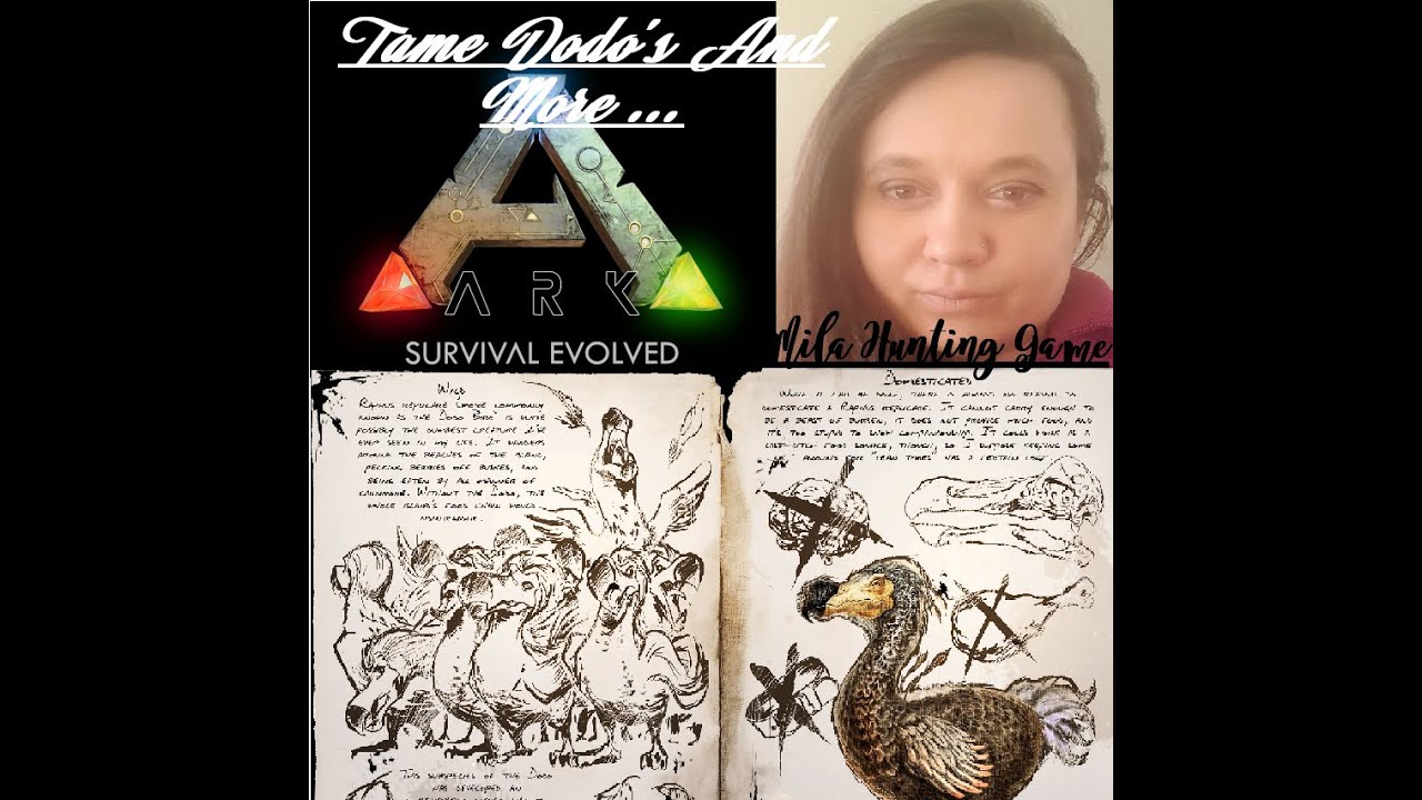 ARK: Survival Evolved: TAME DODO'S AND MORE ... / MAP THE ISLAND / Mila Hunting Game 4K # 3
