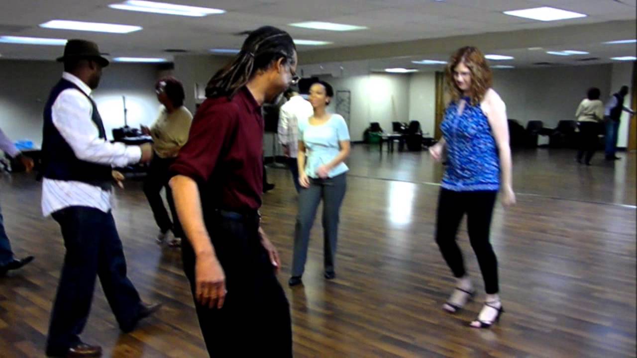 Amy Crushing The Ladies Footwork In Chicago Style Steppin