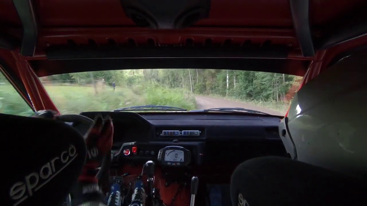 2020 East Sweden Rally ss1 Flodin Bergsten Volvo940