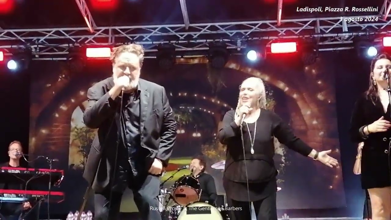 Russell Crowe & The Gentlemen Barbers - IGP - Ladispoli 3 agosto 2024  - parte3