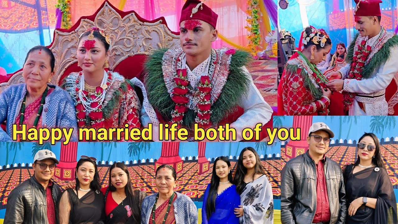 नेपाल आएर दुइटा बिवाहा खाइसक्यो। 😍 Happy married life both of you @KrishaShresthavlog 