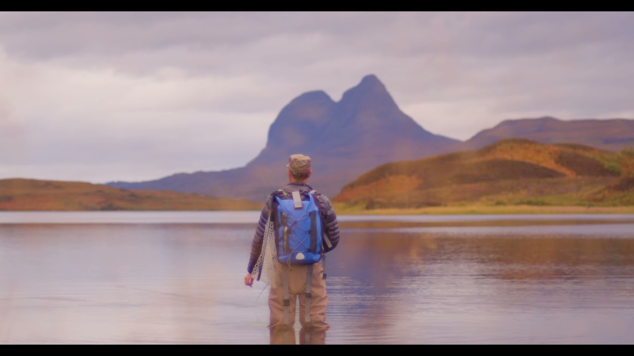 Fishing near Suilven, Assynt