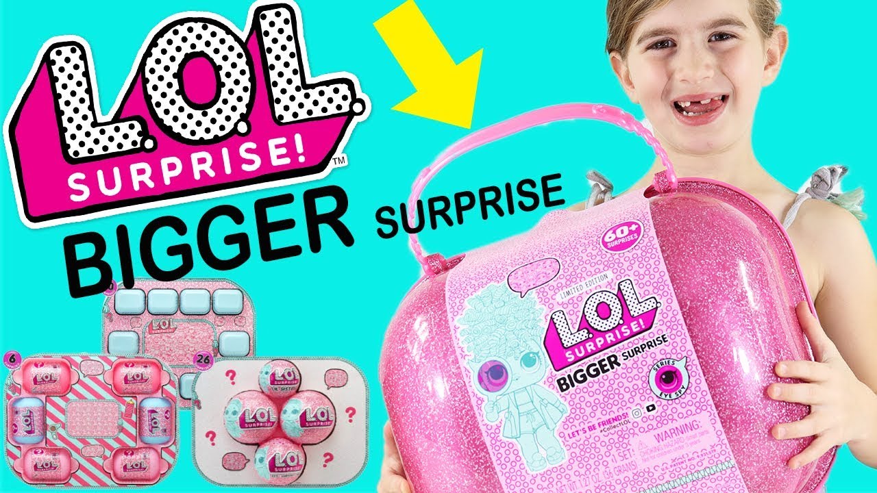 LOL SURPRISE BIGGER SURPRISE UNBOXED! | ALL L.O.L SURPRISE DOLLS, WIGS & PETS