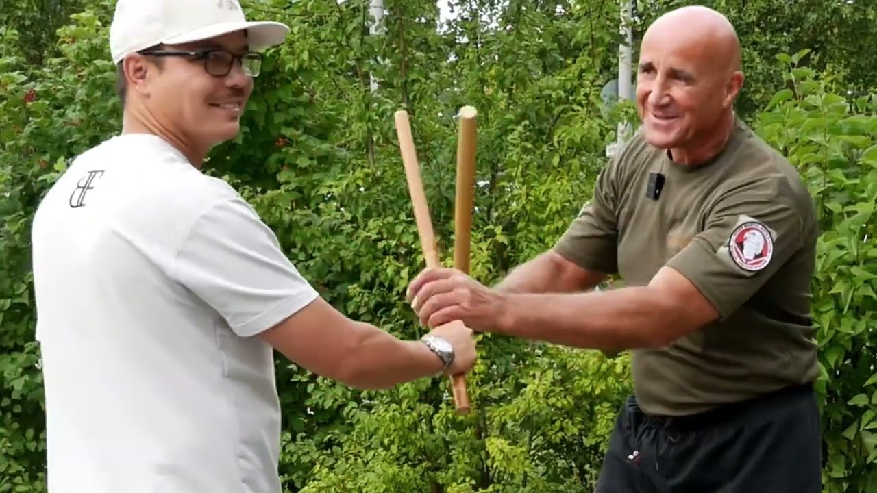 Die Acht beim Stockkampf