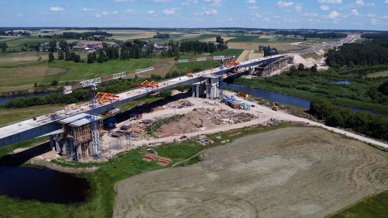 Obwodnica Łomży coraz bliżej -  most na Via Baltica