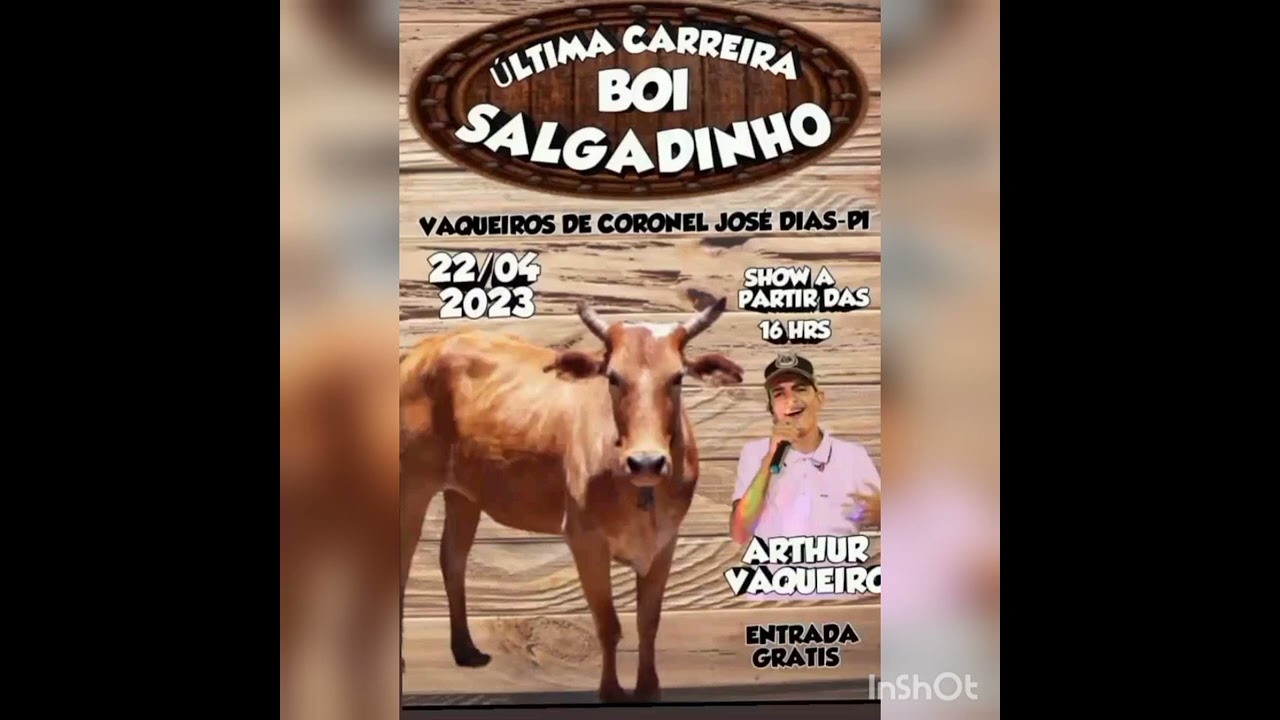 é sábado dia 22/04/23 a última corrida do boi salgadinho