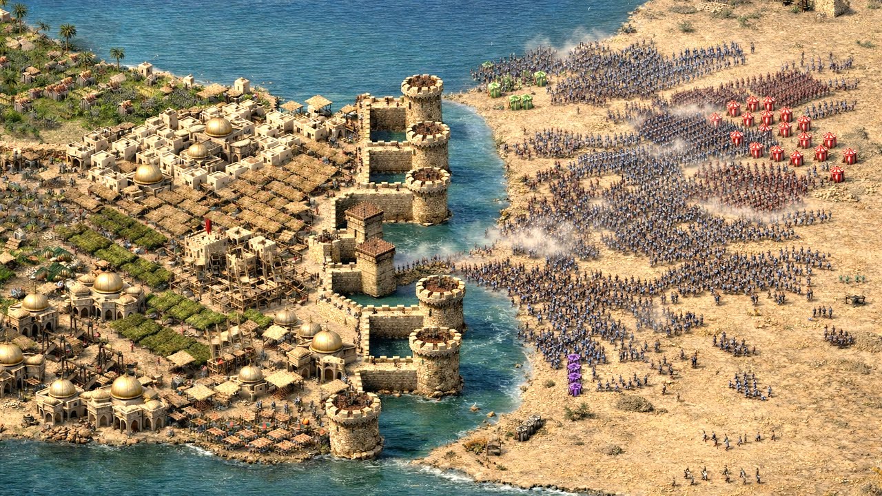 INSANE Last Stand vs NEW AIs Sergeant & Lioness DLC - Stronghold Crusader Definitive Edition