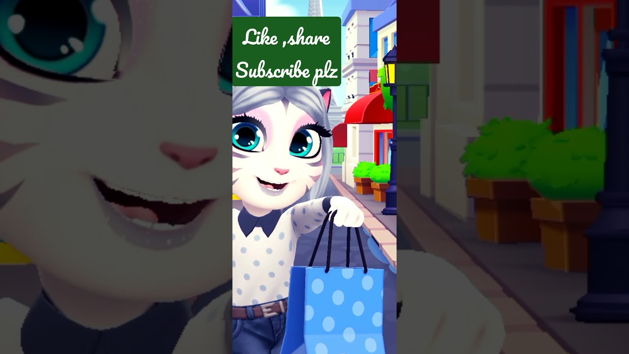 My Talking Angela Travel video   to Paris 🇫🇷 . subscribe 4 more Angela videos.|My Angela 🥰