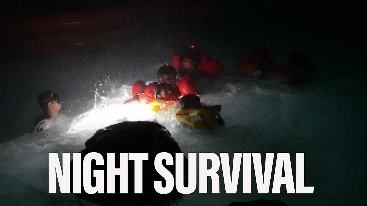 See how U.S. pilots train to survive ditching in the ocean