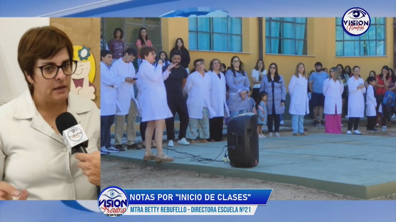 Nota Mtra Betty Rebufello - Directora de Escuela N°21 - #RondaDeNotas en el Inicio de Clases