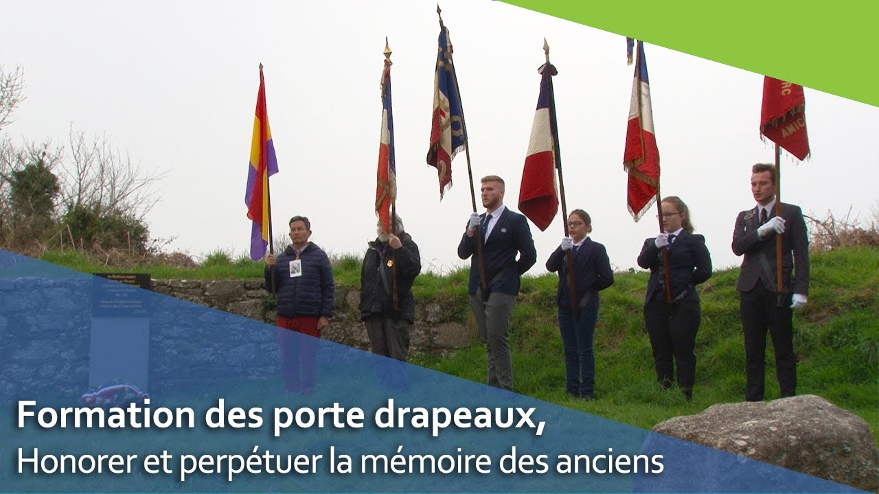 La formation des porte-drapeaux