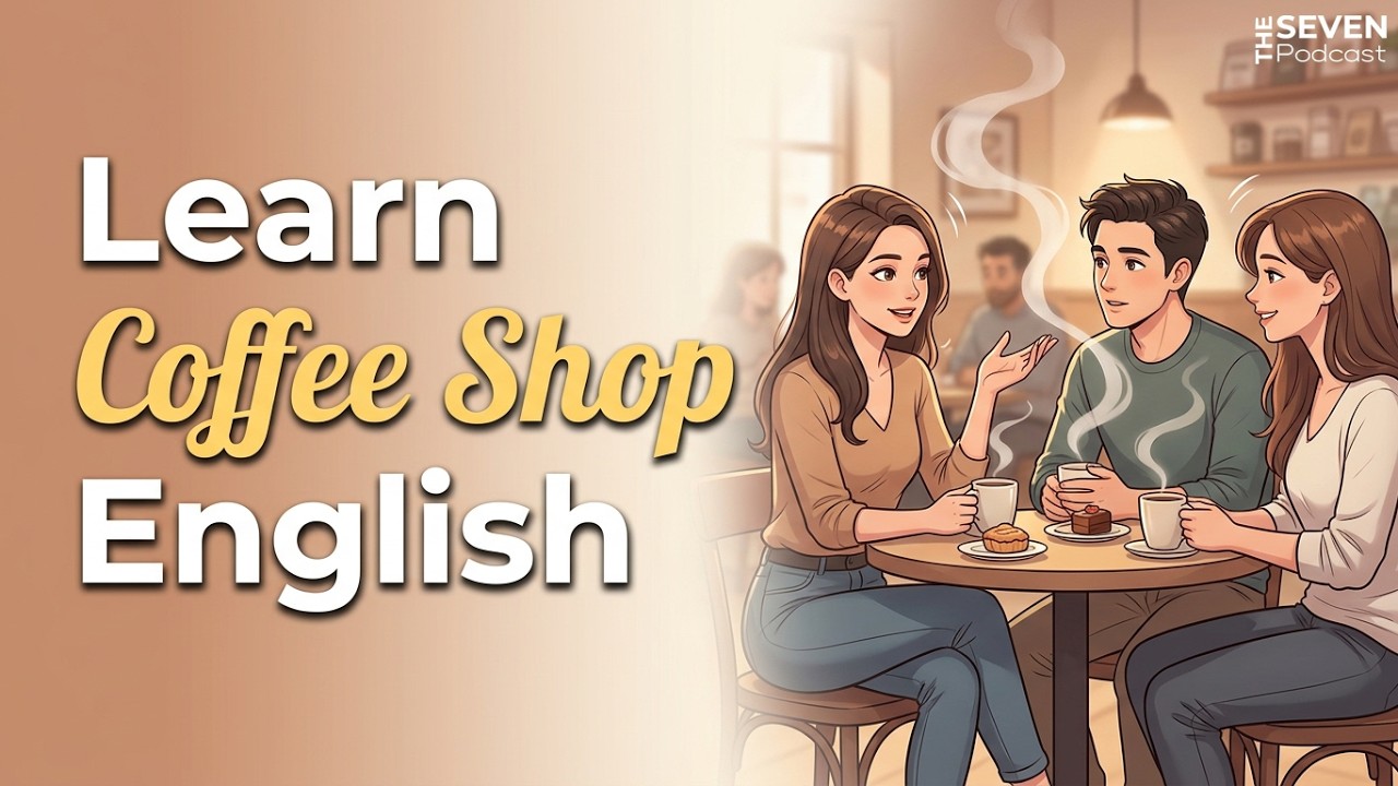 Learn English at a coffee shop | English Listening Practice Podcast