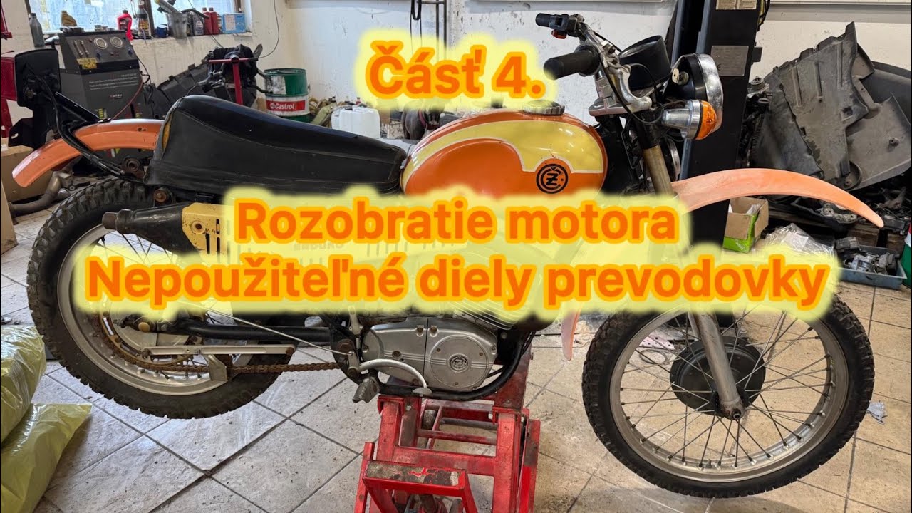 ČZ 250 enduro 988.2 Časť 4.