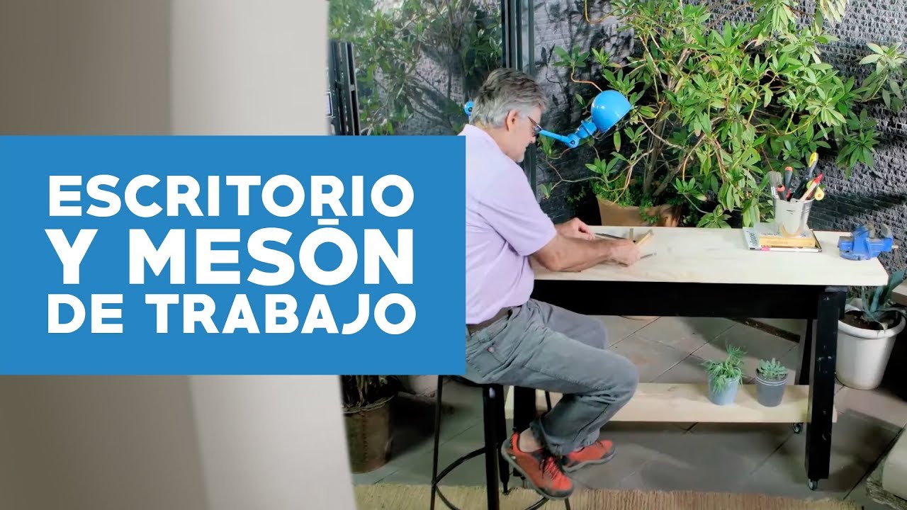 C&oacute;mo hacer un escritorio y mes&oacute;n de trabajo