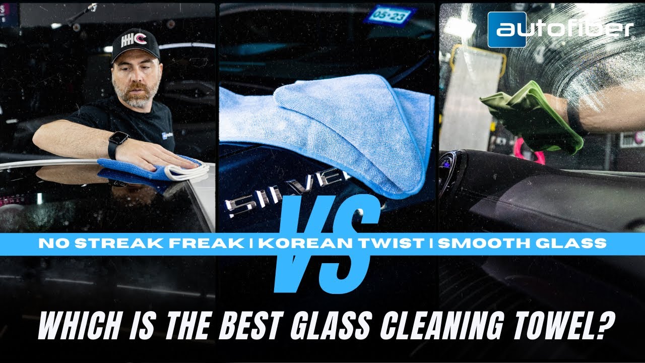 What is the Best Glass Cleaning Towel? | Autofiber Versus Series