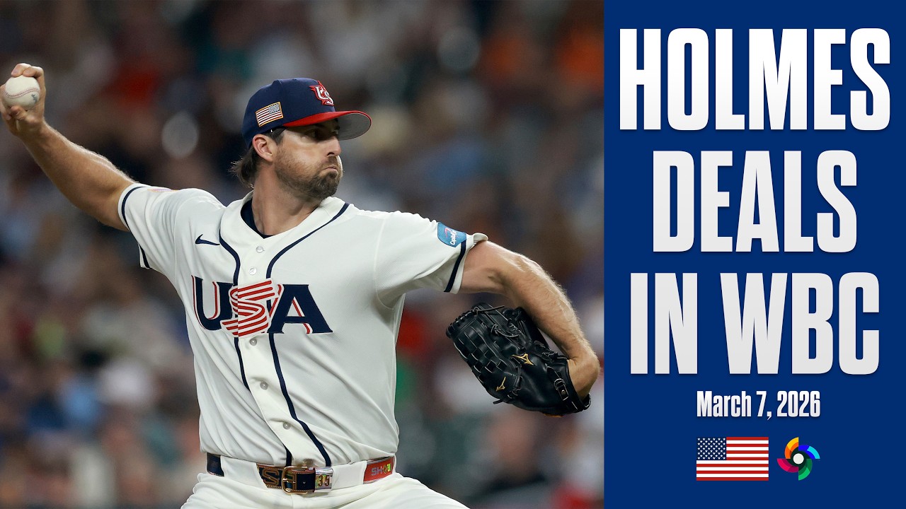 The U.S. of Clay! | Holmes Strikes Out Six in WBC | Game Highlights