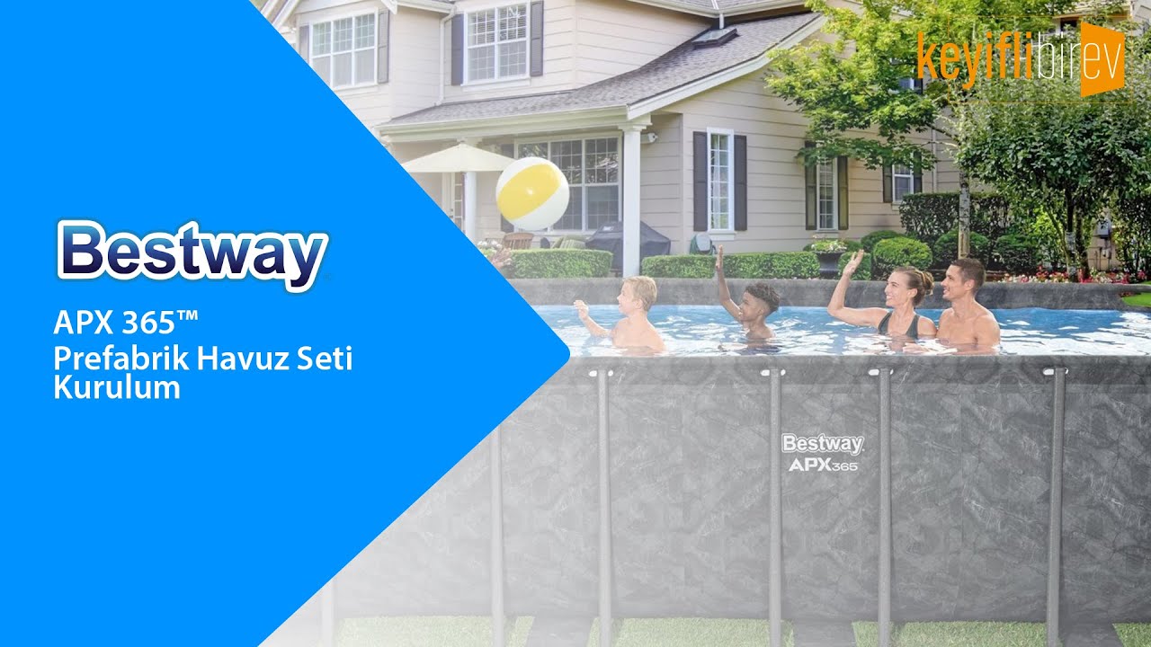 Bestway APX 365  Prefabrik Havuz Seti Kurulum