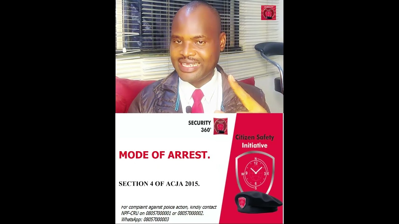 MODE OF ARREST