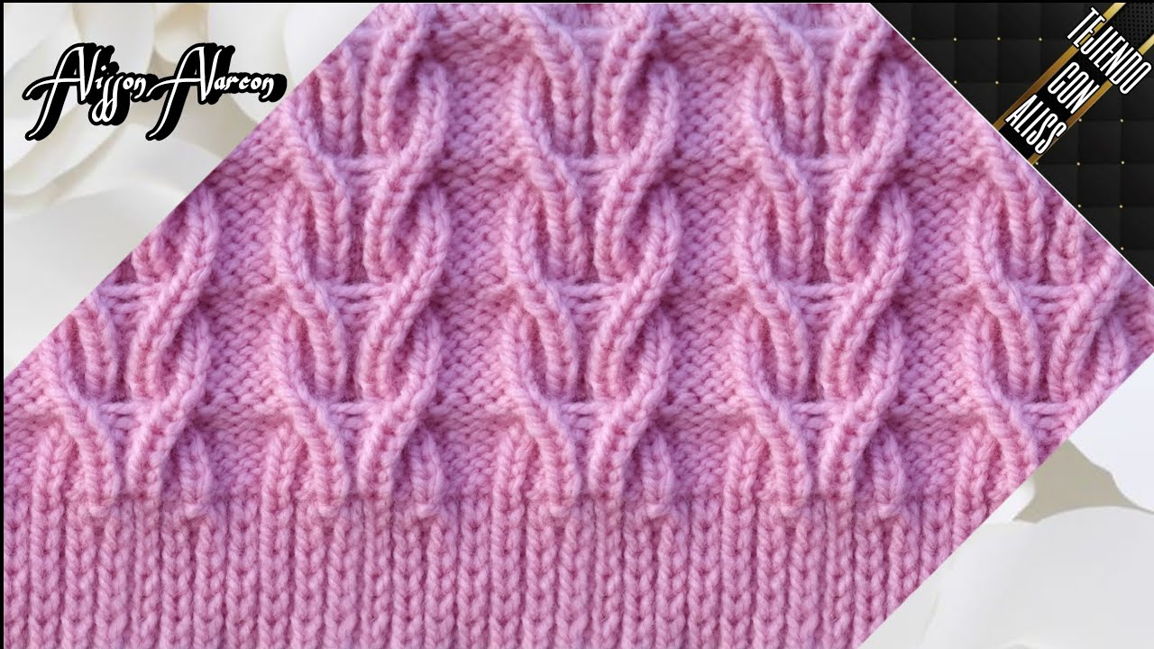 #549 - TEJIDO A DOS AGUJAS / knitting patterns / Alisson . A