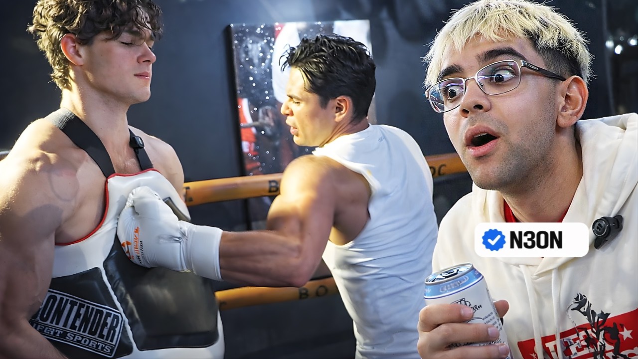 BOXING TRAINING with N3ON and CLAVICULAR 🔥 | Ryan Garcia