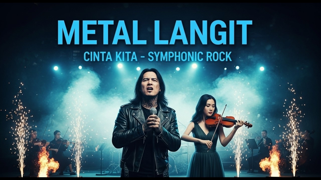 CINTA KITA - Amy Search (Instrumental Rock Cover) | Minus One HD - Metal Langit