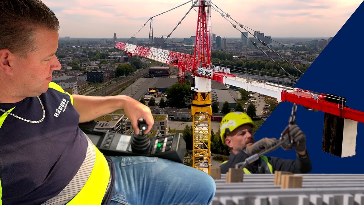 Dit is het werk van torenkraanmachinist Bart