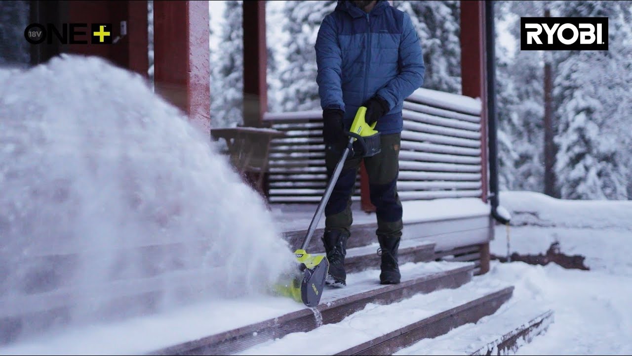 Say Goodbye to Back-Breaking Shoveling! RYOBI&reg; 18V ONE+&trade; 25cm Snow Shovel