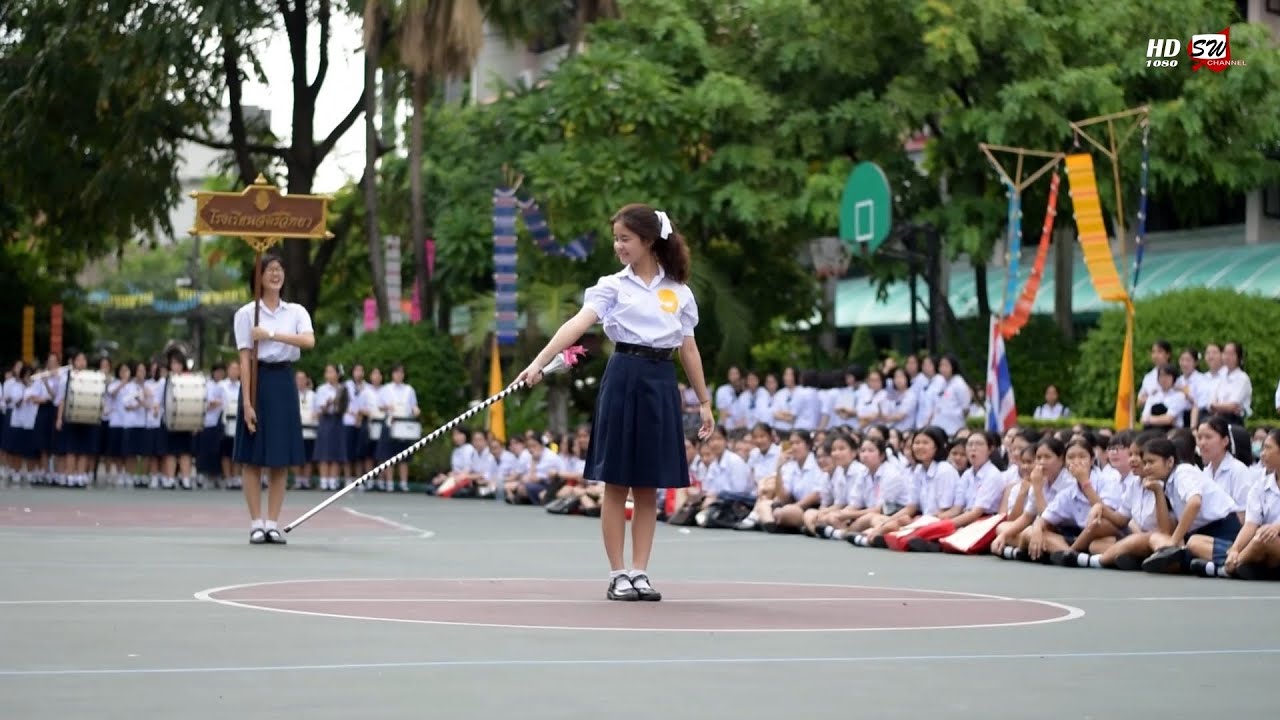 ม.6.9 คัดเลือกดรัมเมเยอร์ และผู้แทนถือป้ายโรงเรียนสตรีวิทยา กีฬาประเพณีครั้งที่ 68 ปีการศึกษา 2559